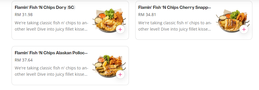 The Manhattan Fish Market Menu Malaysia PRICES