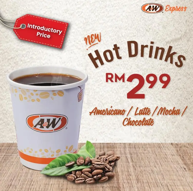 A&W DESSERTS & BEVERAGES PRICES