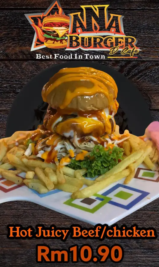 Ana Burger Menu Malaysia & Prices list Updated