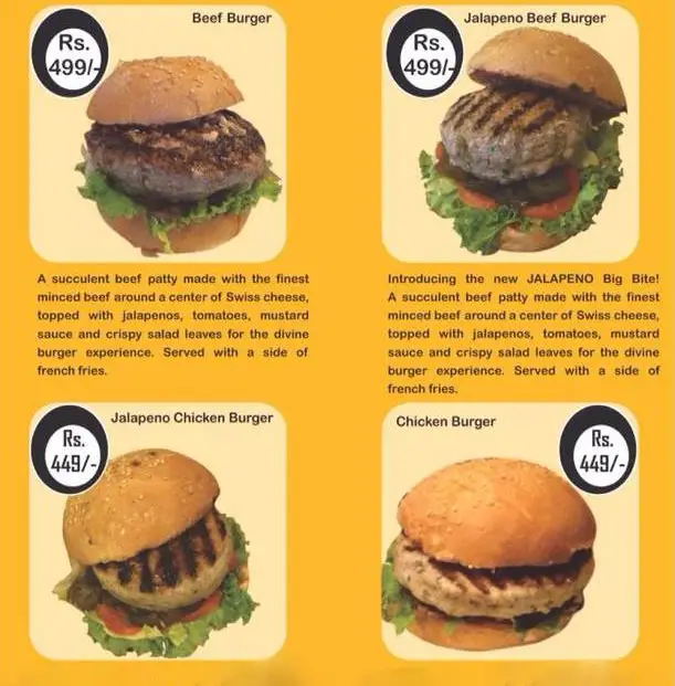 BIGBITE BURGER ADD-ONS PRICES