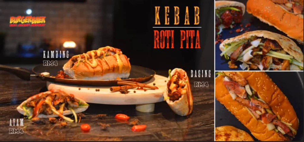 BURGER BAEK ROTI JOHN AYAM CRISPY PRICES