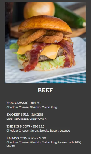 BURGERTORY BEEF PRICES