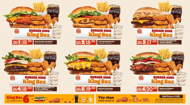 Burger king menu malaysia & prices list updated