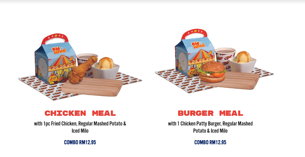 CHICAGO CHICKEN CITY KID’S MEAL PRICES