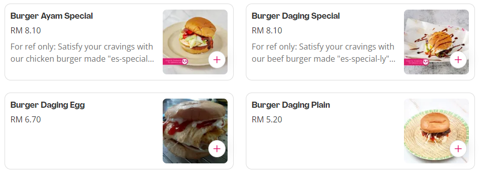 ANGAH MIDDLE BURGER – BURGERS MENU WITH PRICES