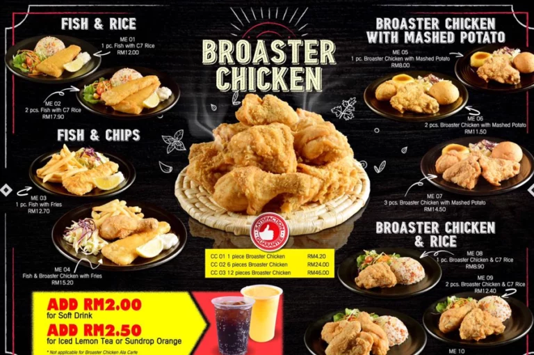 Chicago Chicken City Menu Malaysia & Prices list updated