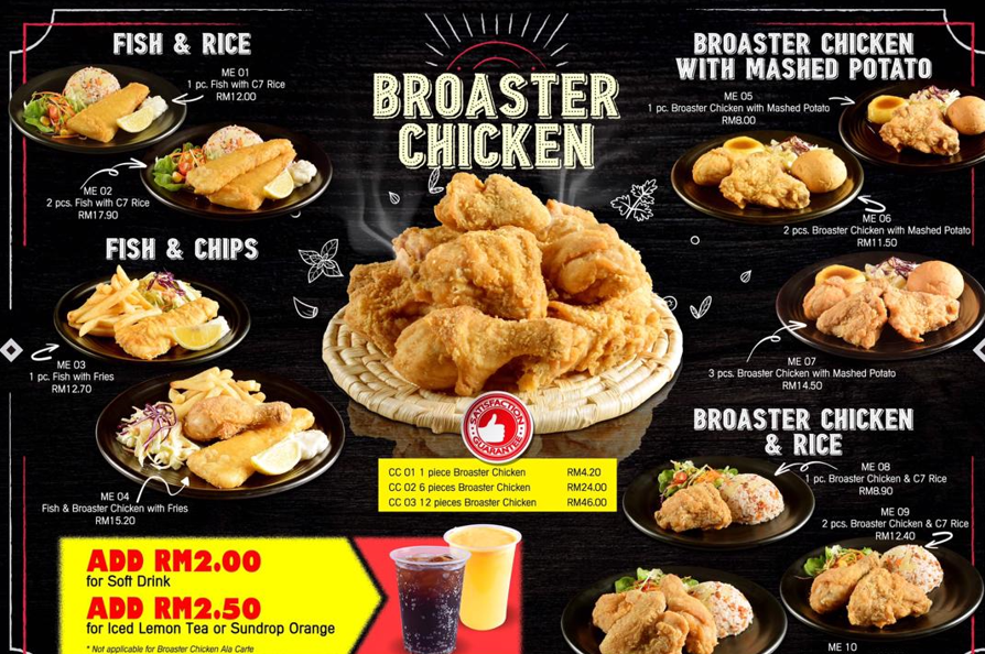 Chicago Chicken City Menu Malaysia & Prices