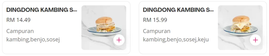 DING DONG BURGER DINGDONG KAMBING PRICES