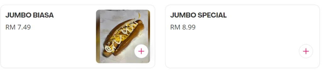 DING DONG BURGER JUMBO SOSEJ PRICES