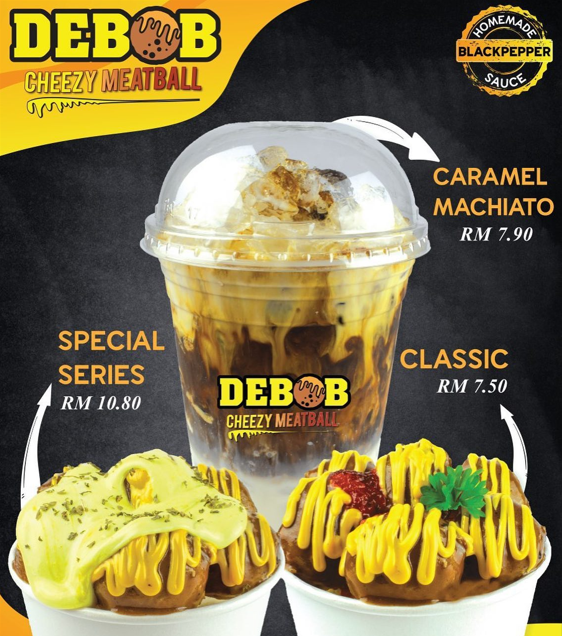 Debob Cheezy Meatball Menu Malaysia & Prices list updated