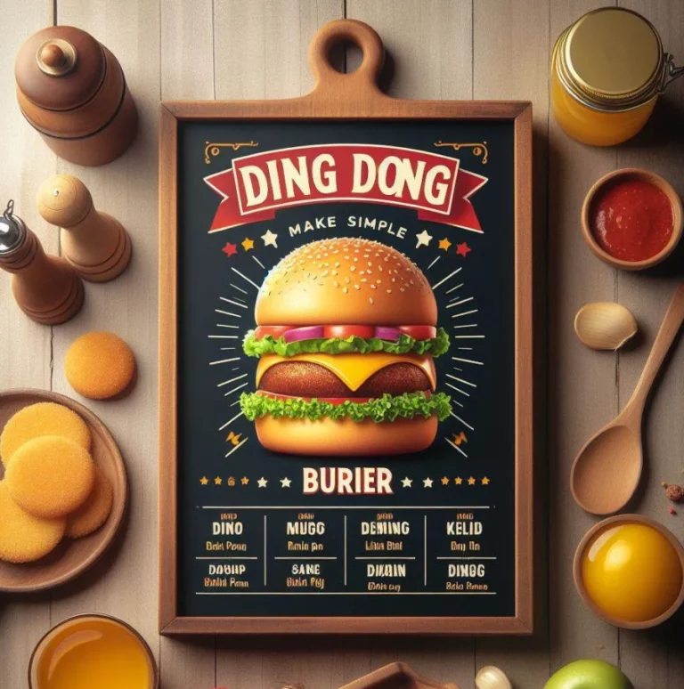 Ding Dong Burger Menu Malaysia & Prices list Updated