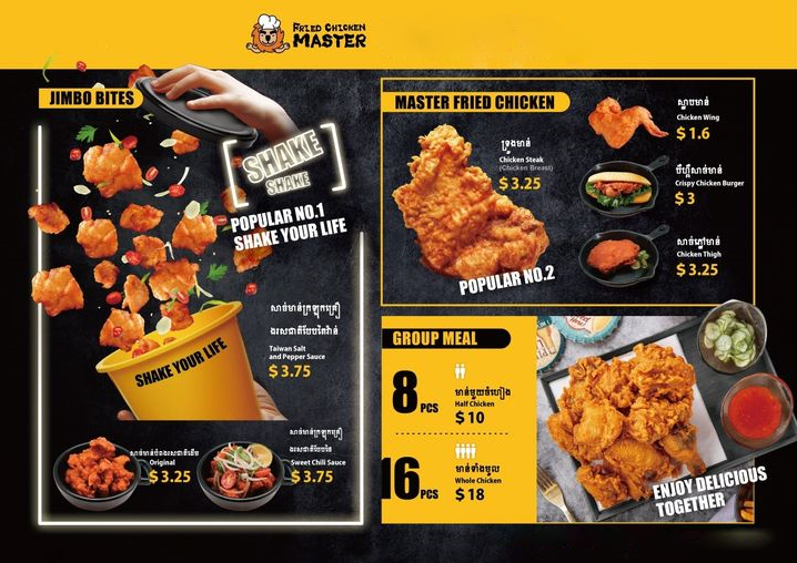 Fried Chicken Master Menu Malaysia & Prices list updated