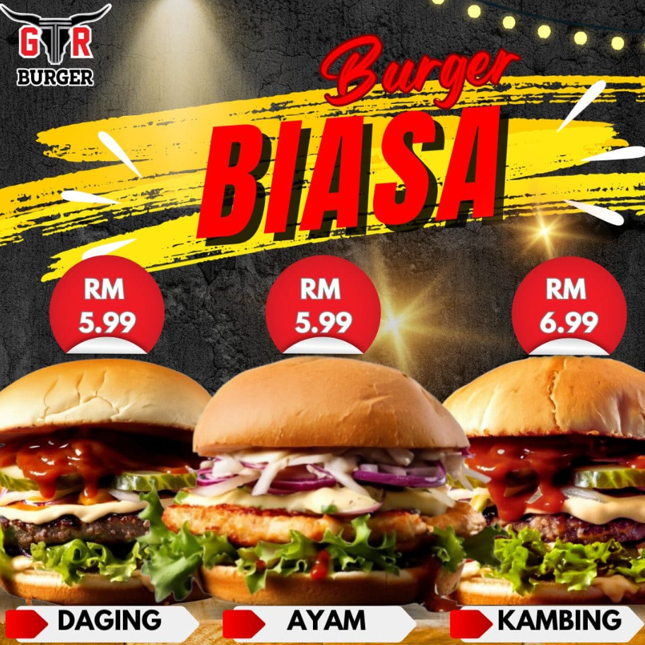 GTR BURGER – BURGER PRICES