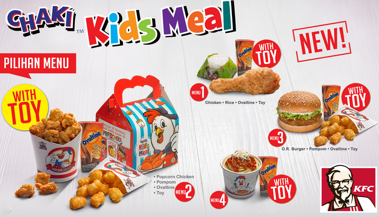 KFC KIDS MEALS PRICES