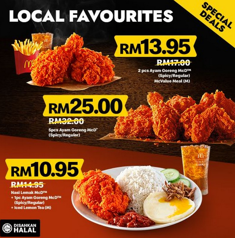 MCDONALD’S AYAM GORENG & NUGGETS PRICES