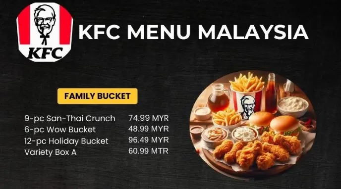 KFC FAMILY BUCKETS PRICES