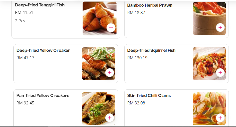 PUTIEN SEAFOOD PRICES