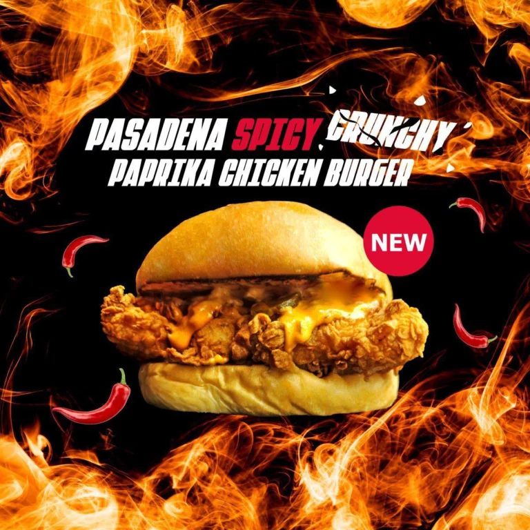 Pasadena Burger Menu Malaysia & Prices list updated