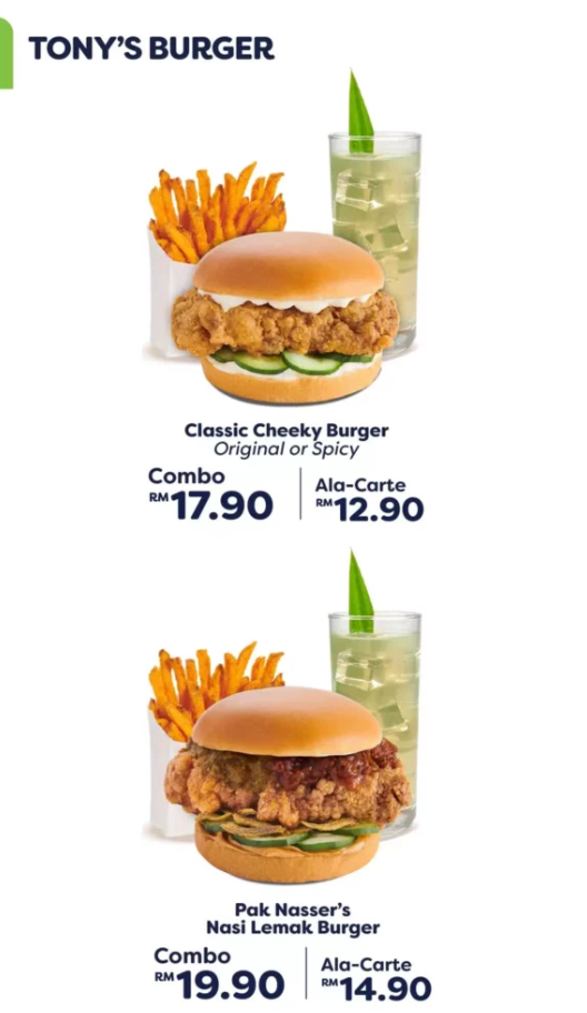 SANTAN BURGER PRICES