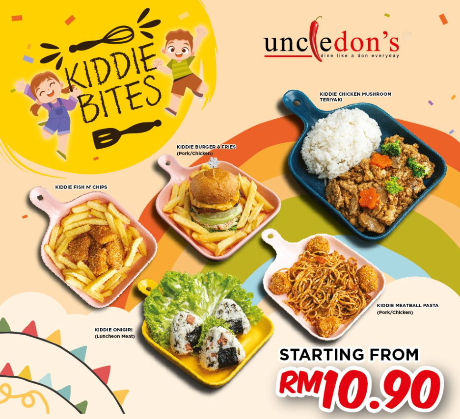 UNCLE DON’S KIDS MENU PRICES