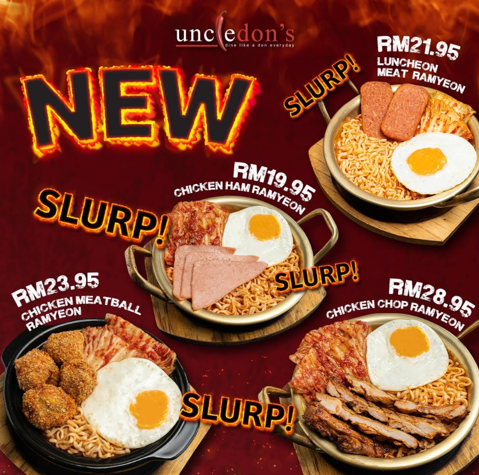 UNCLE DON’S STARTERS MENU WITH PRICES