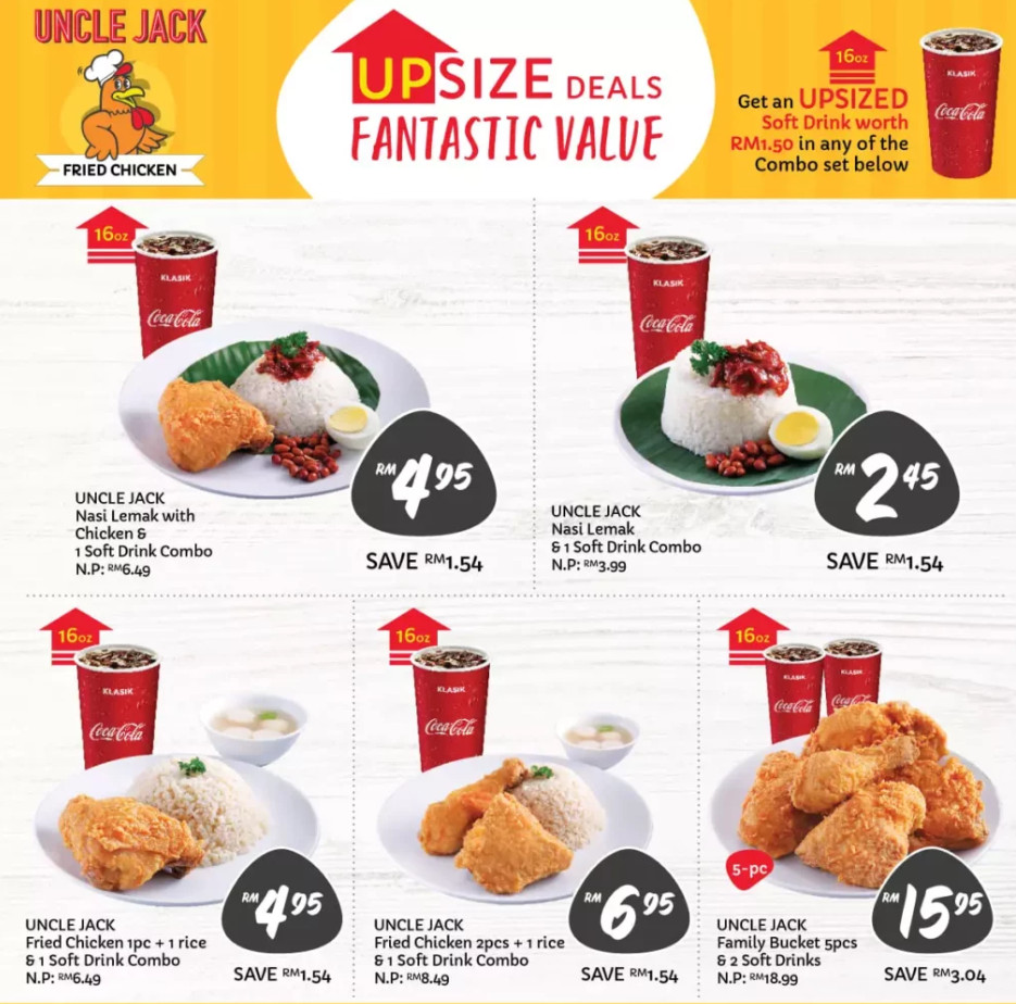 Uncle Jack Menu Malaysia & Prices list Updated 2024