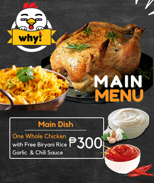 Why Chicken Menu Malaysia & Prices