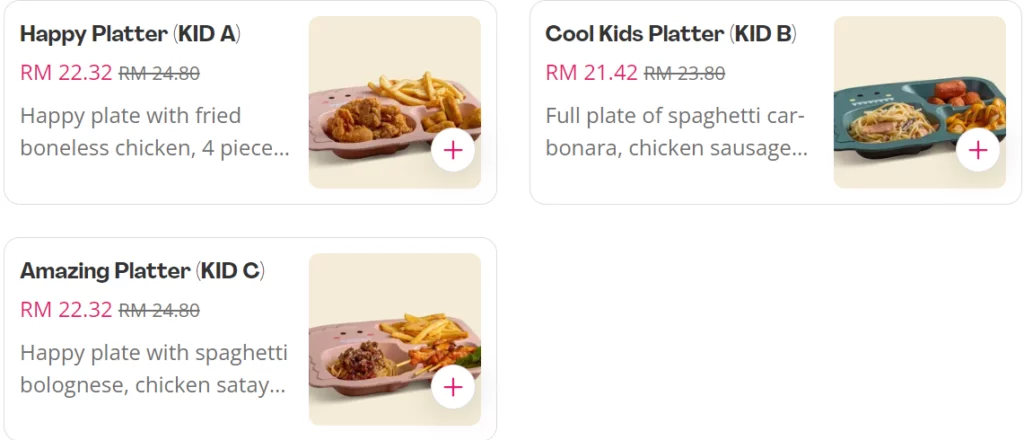 BIG TAS TEA KIDDOS MEAL PRICES