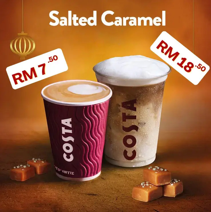 Costa Coffee Menu Malaysia & Prices list updated