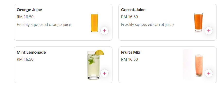 DIPNDIP FRESH JUICE PRICES