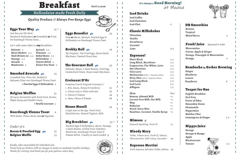 Deep Blue Menu Malaysia & Prices list updated