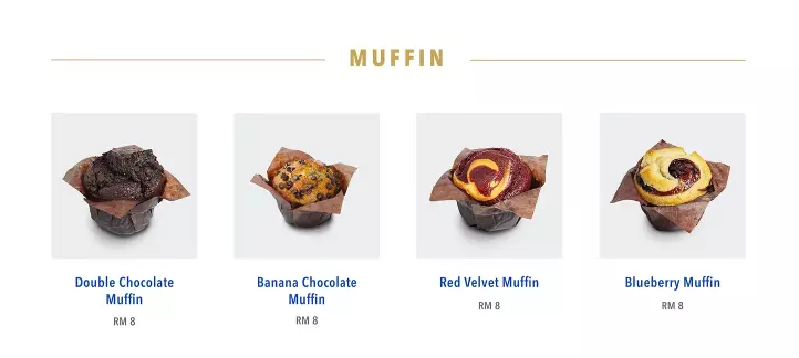 GIGI COFFEE MUFFIN PRICES