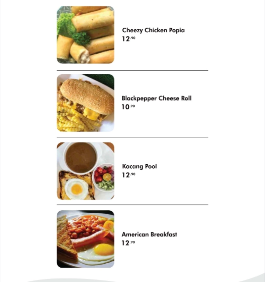 KOPOI MESIN STARTER COURSE MENU WITH PRICES