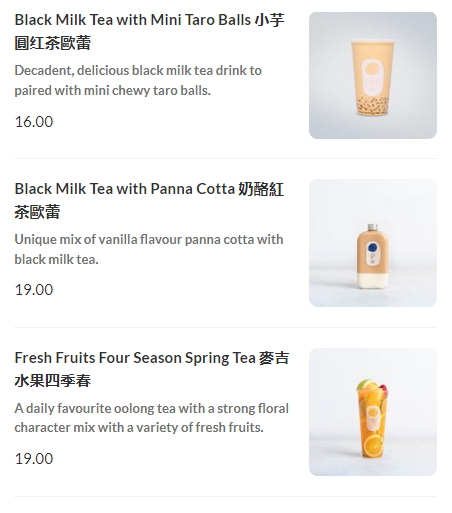 MACHI MACHI MILK TEA MENU WITH PRICES