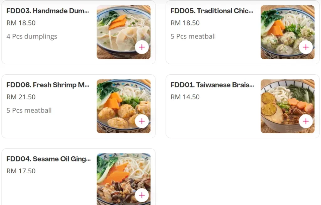 MANJOE HOMEMADE SOUP NOODLES PRICES