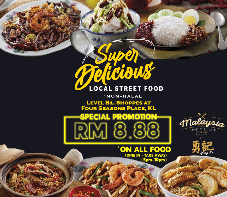 Malaysia Food Village By Yong Kee Menu Malaysia & Prices list updated