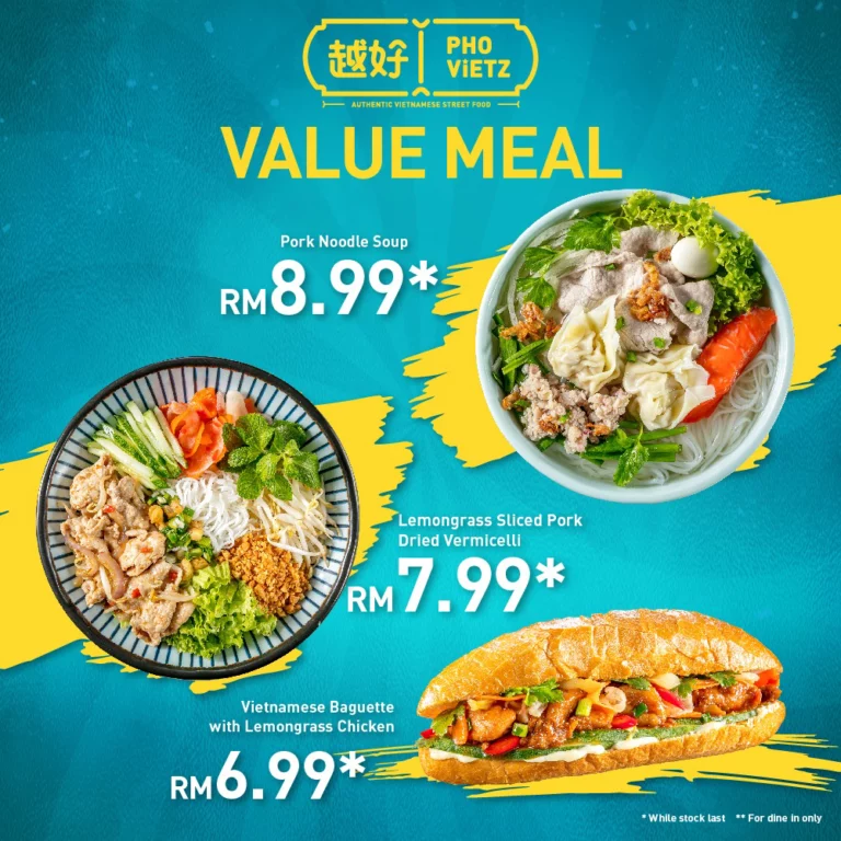 Pho Vietz Menu Malaysia & Prices list updated