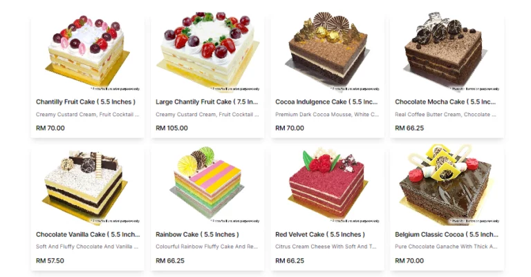 Pistachio Bakery Menu Malaysia & Prices list updated