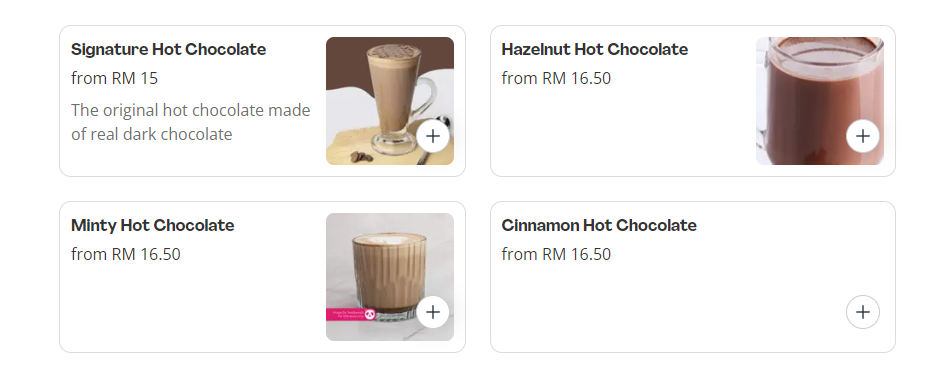 SALON DU CHOCOLAT HOT CHOCOLATE PRICES