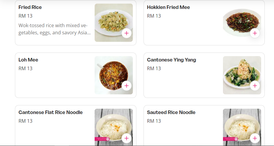 SANG KEE SIGNATURE NOODLES PRICES