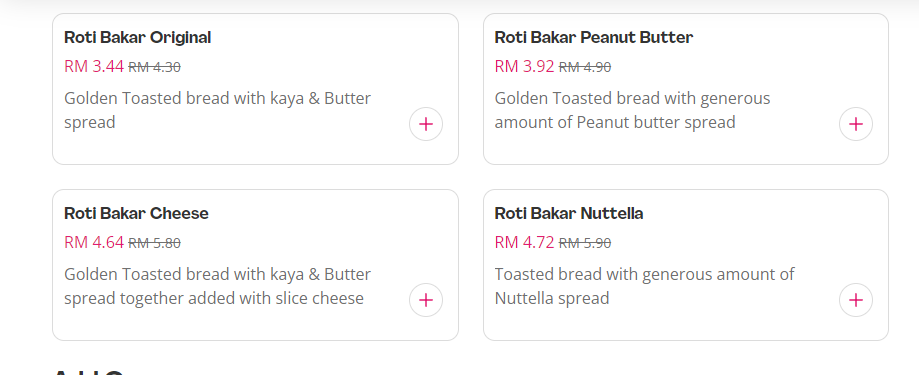 SEDAP CORNER JOHOR DELICACIES MENU WITH PRICES