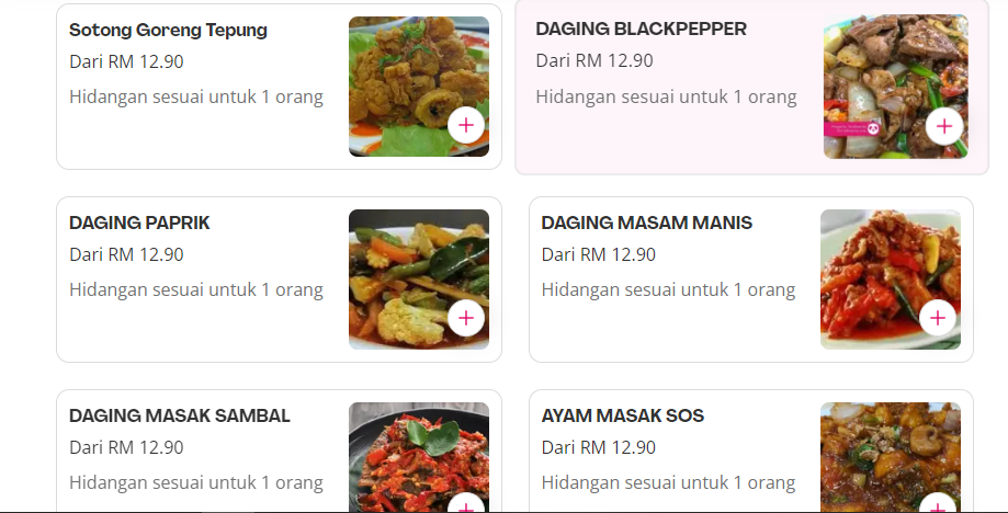 SEDAP CORNER THE WOK PRICES