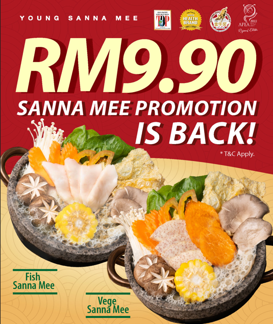 Young Sanna Mee Menu Malaysia & Prices list updated