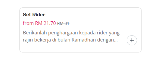 BEKAL BOX BELANJA ABANG DAN KAKAK RIDER PRICE