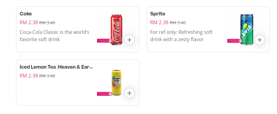 BEKAL BOX BEVERAGES PRICES