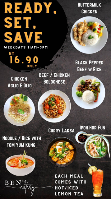 Ben’s Menu Malaysia & Prices