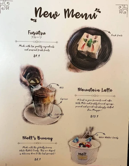 Cold & Melt Cafe Menu Malaysia & Prices list updated