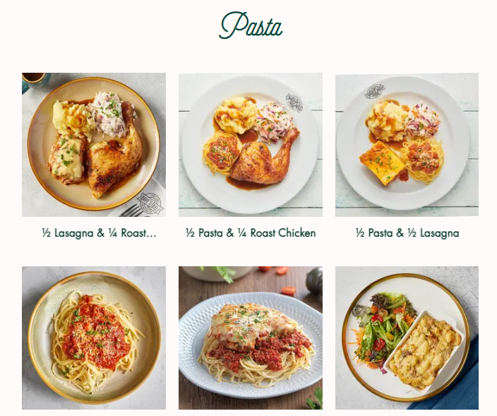 DAVE’S DELI PASTA PRICES