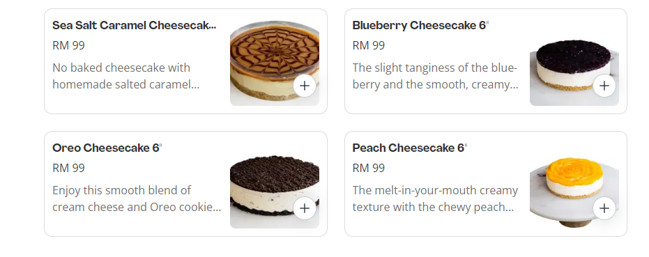 EAT CAKE TODAY MENU CHEESECAKE PRICES