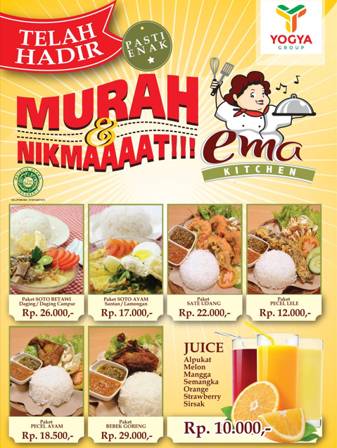 Ema’s Kitchen Menu Malaysia & Prices